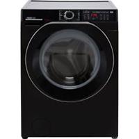 Hoover HD496AMBCB/1 Free Standing Washer Dryer 9Kg 1400 rpm Black D Rated