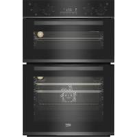 Beko BBXDF29300Z Built In 59cm Electric Double Oven Dark Steel A/A
