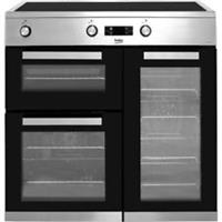 Beko KDVI90X 90cm Electric Range Cooker 5 Burners A/A Stainless Steel
