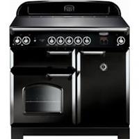 Rangemaster CLA100EIBL/C Classic 99cm Electric Range Cooker 5 Burners A/A Black