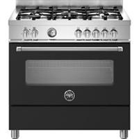 Bertazzoni MAS95C1ENEC Master Series 90cm Dual Fuel Range Cooker 5 Burners Nero