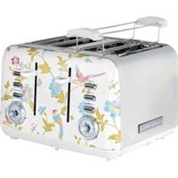 Laura Ashley VQSBT583WSUK 4 Slice Toaster Elvedon White