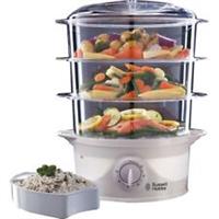 Russell Hobbs Spectrum 21140 Steamer 3 Tiers 800 Watt White