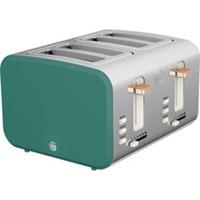 Swan ST14620GREN Nordic 4 Slice Toaster Green