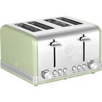 Swan ST19020GN Retro 4 Slice Toaster Green