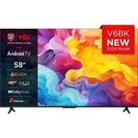 TCL 58V6BK 58 Inch LED 4K Ultra HD Smart TV Bluetooth WiFi