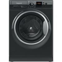 Hotpoint NSWM 846 BS UK 8Kg Washing Machine Black 1400 RPM A Rated