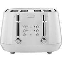 De'Longhi CTY4003.W Eclettica 4 Slice Toaster White