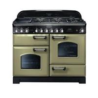 Rangemaster CDL110DFFOG/C Classic Deluxe 109cm Dual Fuel Range Cooker 7 Burners