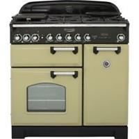 Rangemaster CDL90DFFOG/C Classic Deluxe 90cm Dual Fuel Range Cooker 5 Burners