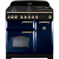 Rangemaster CDL90DFFRB/B Classic Deluxe 90cm Dual Fuel Range Cooker 5 Burners