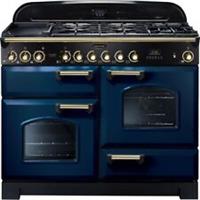 Rangemaster CDL110DFFRB/B Classic Deluxe 109cm Dual Fuel Range Cooker 5 Burners