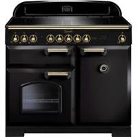 Rangemaster CDL100EIBL/B Classic Deluxe 99cm Electric Range Cooker 5 Burners