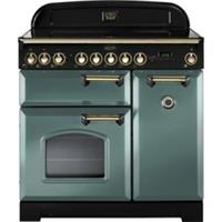 Rangemaster CDL90EIMG/B Classic Deluxe 90cm Electric Range Cooker 5 Burners A/A