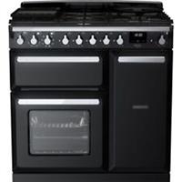 Rangemaster ESDL90DFPGBL/CM1 Estel Deluxe 90cm Dual Fuel Range Cooker 5 Burners