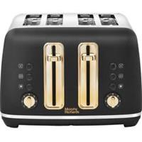 Morphy Richards 242047 Accents 4 Slice Toaster Black