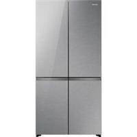 Hisense RQ768N4GVE KitchenFit 91cm Frost Free American Fridge Freezer Silver