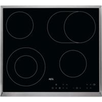 AEG HK634060XB Competence 58cm 4 Burners Ceramic Hob Touch Control Black /