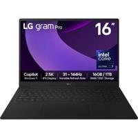 LG 16" Laptop 16 GB RAM 1TB Intel Core Ultra 7 Windows 11 Home - Black 16