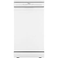 Midea MDWEF1034C(W)-WG-UK Dishwasher Slimline 45cm 10 Place White E