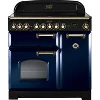 Rangemaster CDL90ECRB/B Classic Deluxe 90cm Electric Range Cooker 5 Burners A/A