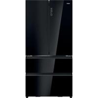 Haier HFR79F19DFGB FD 90 Series 7 91cm Frost Free American Fridge Freezer Black