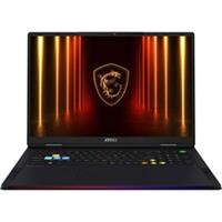 MSI 18" Laptop 64 GB RAM 2TB AMD Ryzen 9 Windows 11 Home Advanced - Black 18