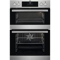 AEG DCB331010M AEG Built In 59cm Electric Double Oven Stainless Steel A/A