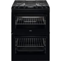 AEG CGX6130ACB Gas Cooker with Gas Hob 60cm Free Standing Black A/A New