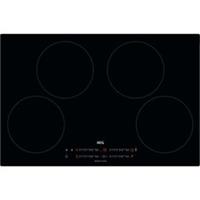 AEG IKX84401CB 3000 Series 77cm 4 Burners Induction Hob Touch Control Black