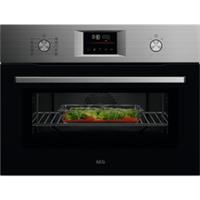 AEG OK6NK40M 6000 CombiQuick Built In 59cm Electric Single Oven Stainless Steel