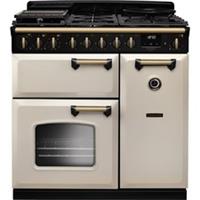 Rangemaster CLDL90DFPPCR/AB1 Classic Deluxe 90 90cm Dual Fuel Range Cooker 5