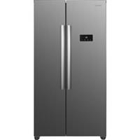 Indesit INGF 6441 XP4UK 91cm Frost Free American Fridge Freezer Inox E Rated