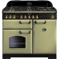 Rangemaster CDL100DFFOG/B Classic Deluxe 99cm Dual Fuel Range Cooker 5 Burners