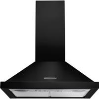 Rangemaster RHDC60BL/C Built In 60cm 3 Speeds Chimney Cooker Hood Black C Rated