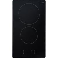 CDA SCC030FR 2 Zone 30cm 2 Burners Ceramic Hob Black