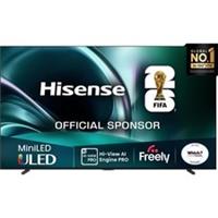Hisense 100U7QTUK 100 Inch MiniLED 4K Ultra HD Smart TV Bluetooth WiFi