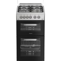 Hotpoint HDG5GCX Gas Cooker with Gas Hob 50cm Free Standing Stainless Steel
