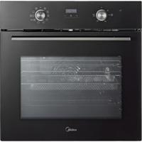 Midea MBO65M90D2-BK Xpress Fry Built In 60cm Electric Single Oven Black A+
