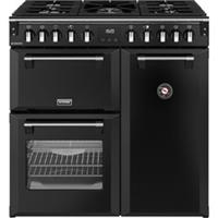 Stoves 444411850 Richmond 90cm Dual Fuel Range Cooker 5 Burners Black A/A/A