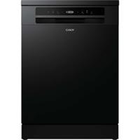 Candy CFP 4D9F0B-80 Rapid Full Size Dishwasher Black D Rated