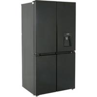 Tesla T560FDB 91cm Frost Free American Fridge Freezer Black E Rated