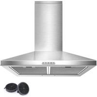 Midea MHA60A17EM400SS Built In 60cm 3 Speeds Chimney Cooker Hood Stainless