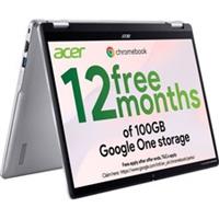 Acer 14" Chromebook 4 GB RAM 64GB Intel N ChromeOS - Silver 14 Inches