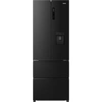 Haier HFR3720DWMB 70cm Frost Free American Fridge Freezer Slate Black D Rated