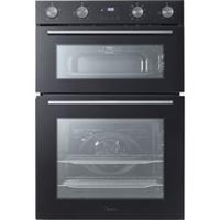 Midea MBOD70M30D0-BK Built In 60cm Electric Double Oven Black A