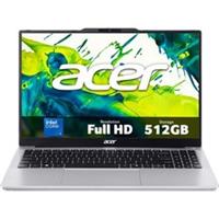 Acer 15.6 Laptop 8 GB RAM 512GB Intel Core 5 Windows 11 - Silver 15.6 Inches