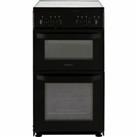 Hotpoint HD5V92KCB Cloe 50cm Free Standing Electric Cooker with Ceramic Hob