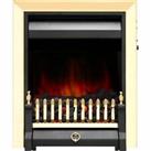Burley 1820BR Foxton Coal Bed Electric Fire Brass
