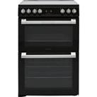 Hotpoint HDT67V9H2CB/UK 60cm Free Standing Electric Cooker with Ceramic Hob